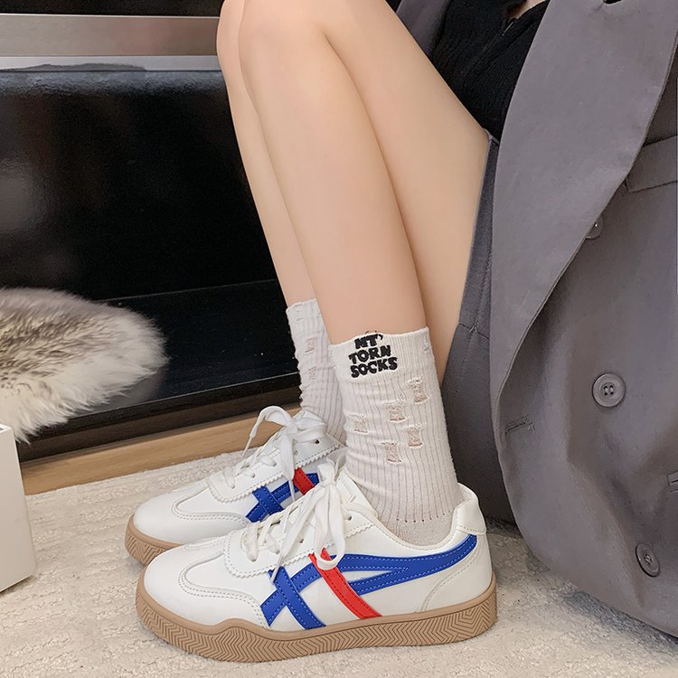 Women's White Sneakers 2026 Spring New Ladies Causal Flats