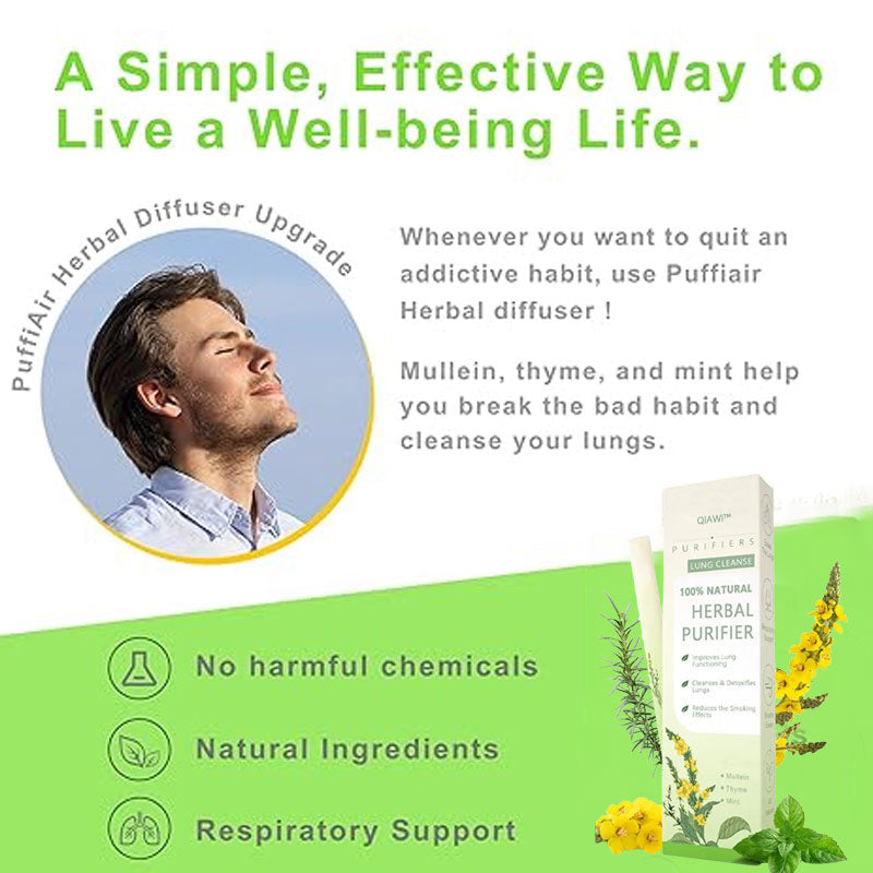 【 】QIAWI™Mullein Relaxation Stick – Soothes Lungs. Detoxifies. Freshens Breath