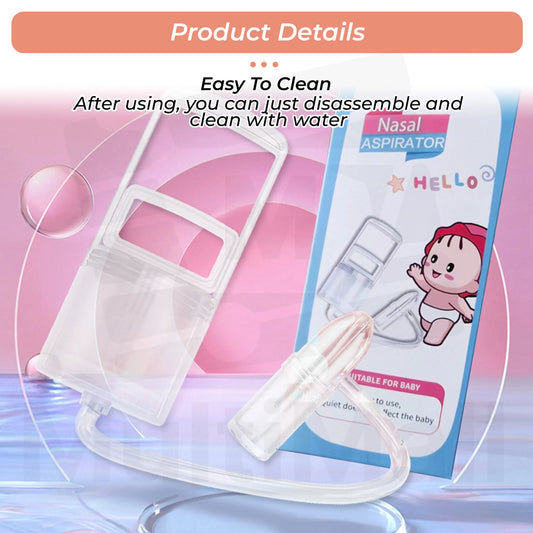 Manual Nasal Aspirator | Safe & Gentle Mucus Removal for All Ages