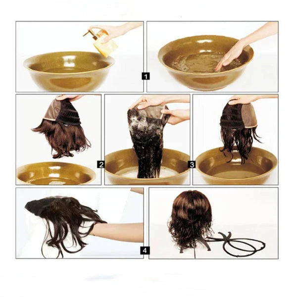Curly Wavy Frizzy Hair Extension with Ponytail